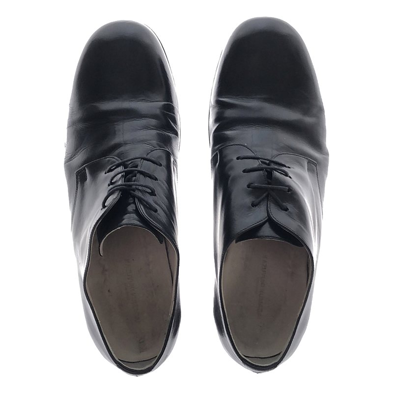 KAZUYUKI KUMAGAI ATTACHMENT / カズユキクマガイアタッチメント プレーントゥ レースアップ レザーシューズ