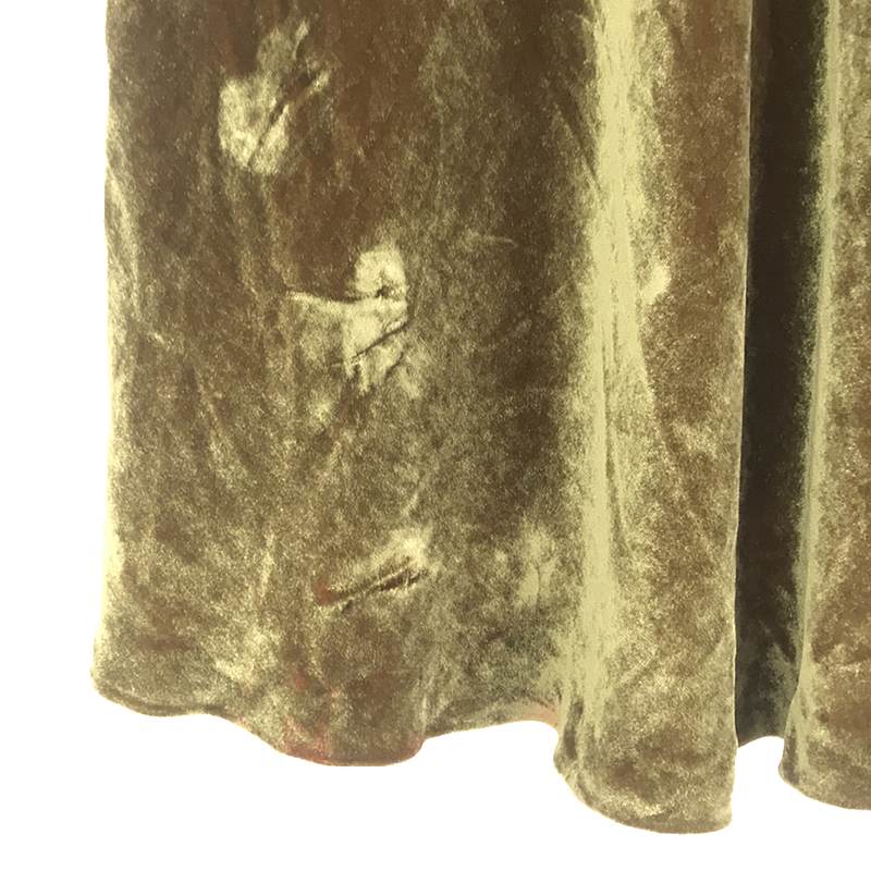 Maison Margiela / メゾンマルジェラ ベルベット ロングスカート