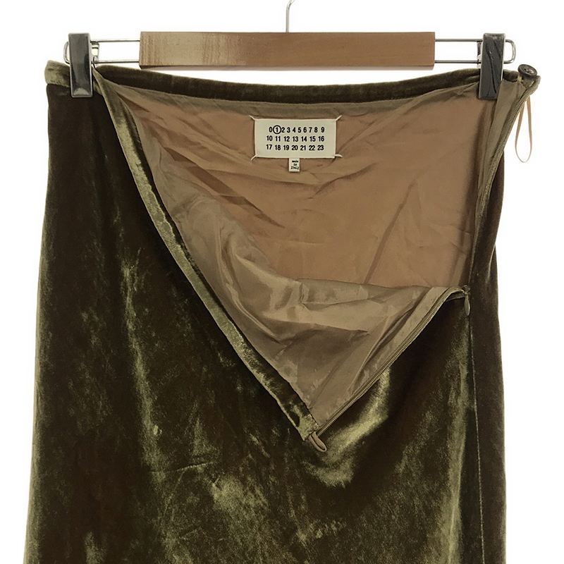 Maison Margiela / メゾンマルジェラ ベルベット ロングスカート