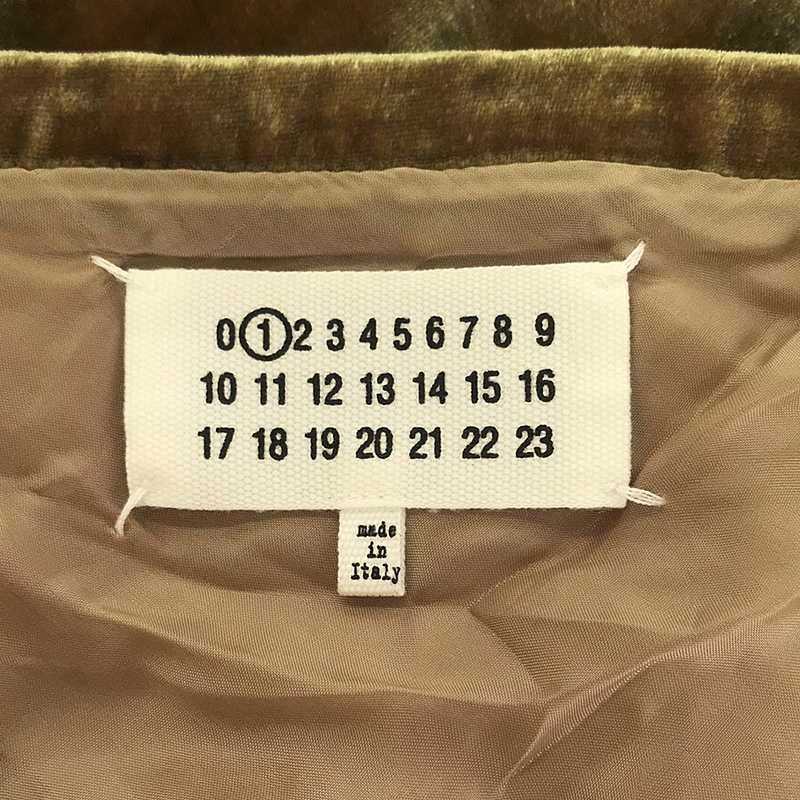 Maison Margiela / メゾンマルジェラ ベルベット ロングスカート