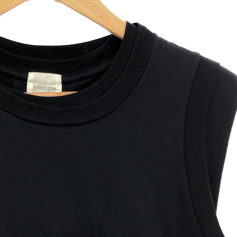 jonnlynx / ジョンリンクス レイヤード ノースリーブカットソー