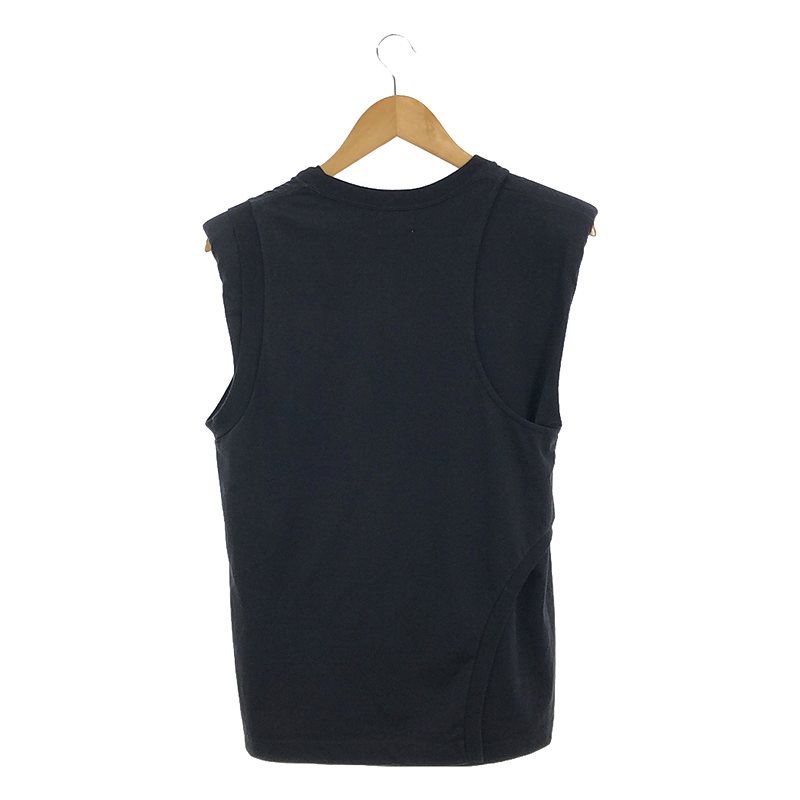 jonnlynx / ジョンリンクス レイヤード ノースリーブカットソー