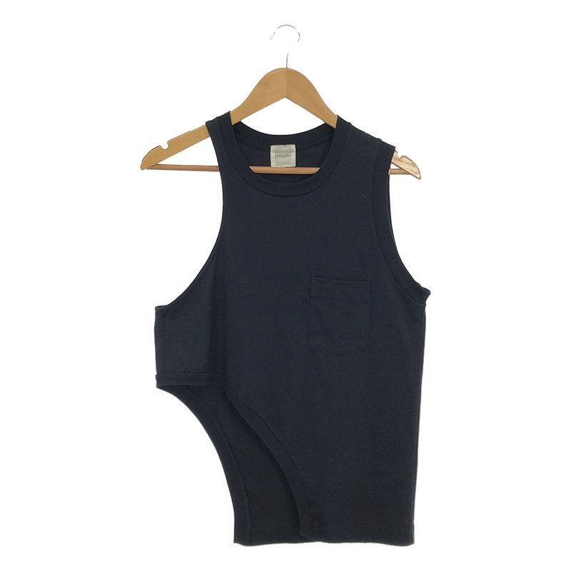 jonnlynx / ジョンリンクス レイヤード ノースリーブカットソー