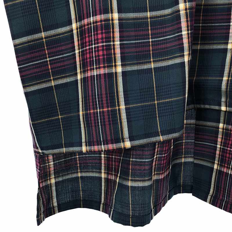 madder madder / マダマダ ROSE big pocket check / チェック シャツ ブラウス