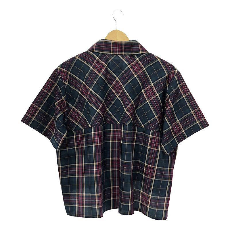madder madder / マダマダ ROSE big pocket check / チェック シャツ ブラウス