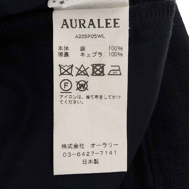 AURALEE / オーラリー LINEN DOUBLE FACE 5P PANTS リネン ダブルフェイス 5P パンツ
