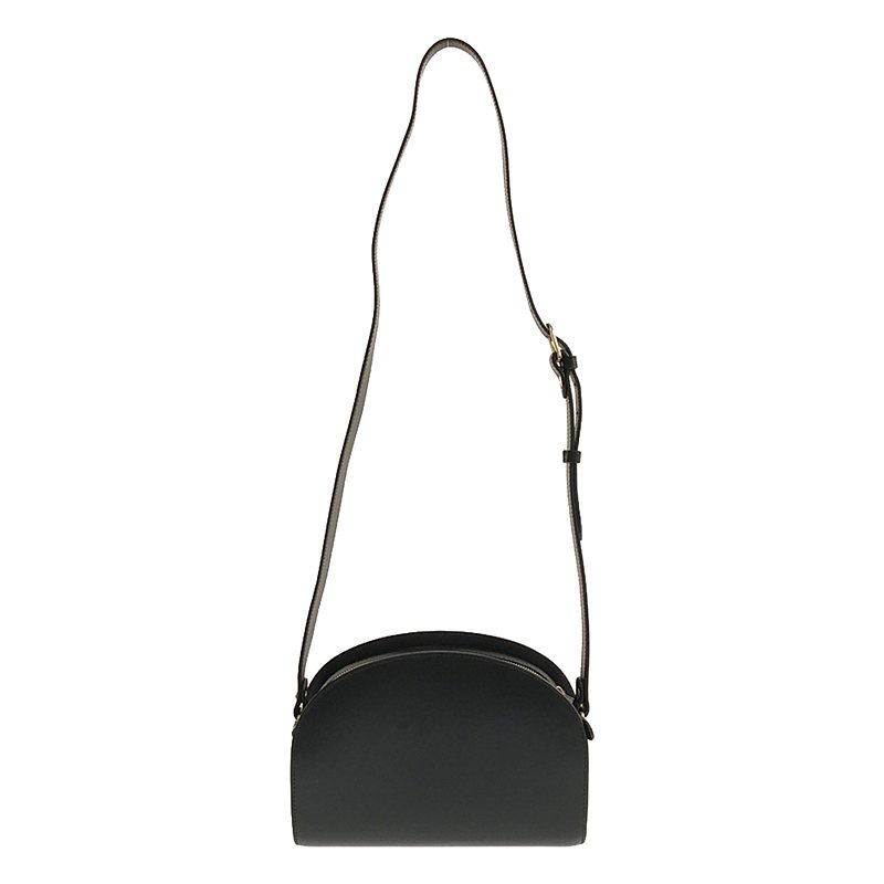 A.P.C. / アーペーセー レザー ハーフムーン ショルダーバッグ