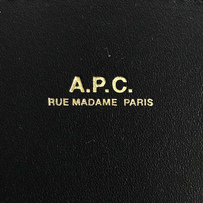 A.P.C. / アーペーセー レザー ハーフムーン ショルダーバッグ