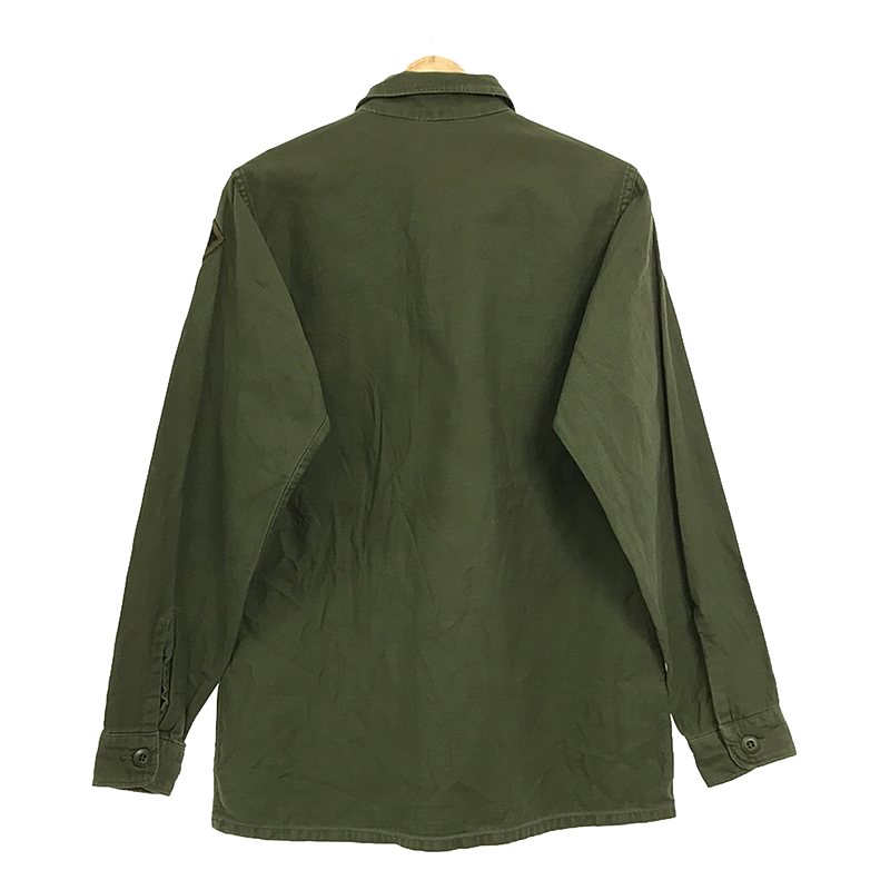 VINTAGE / ヴィンテージ古着 60s U.S.ARMY アメリカ軍 OG-107 コットンサテン ワッペン ユーティリティシャツ