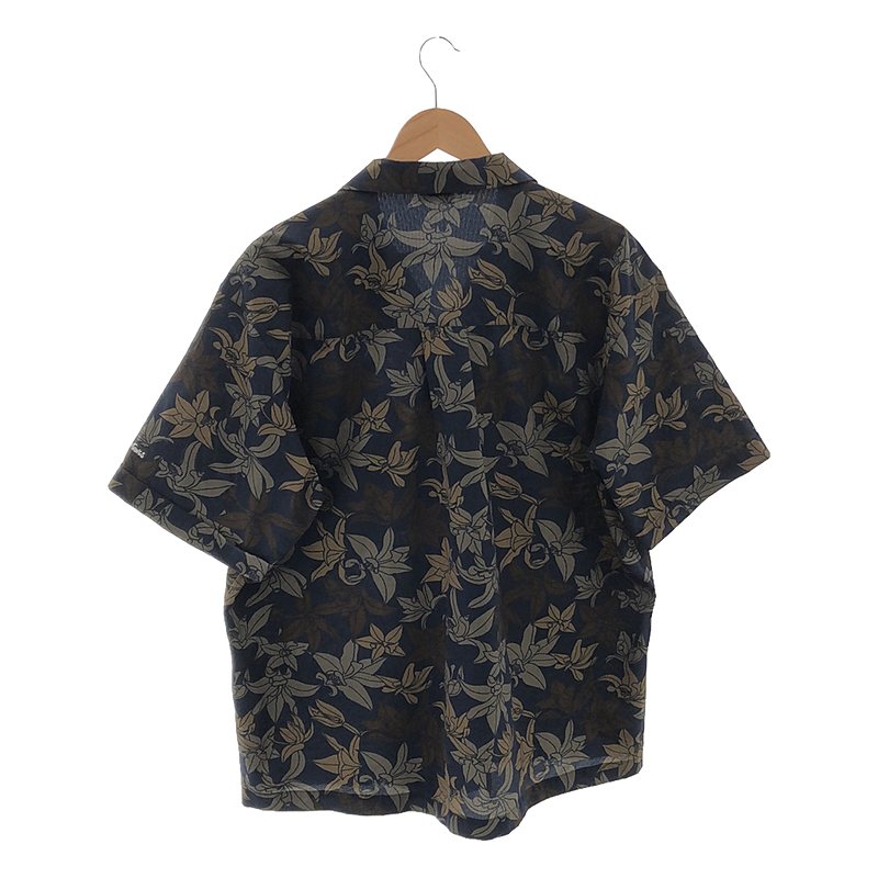 WILD THINGS / ワイルドシングス DOT AIR OPEN COLLAR SHIRT フラワープリント ドットエア オープンカラーシャツ