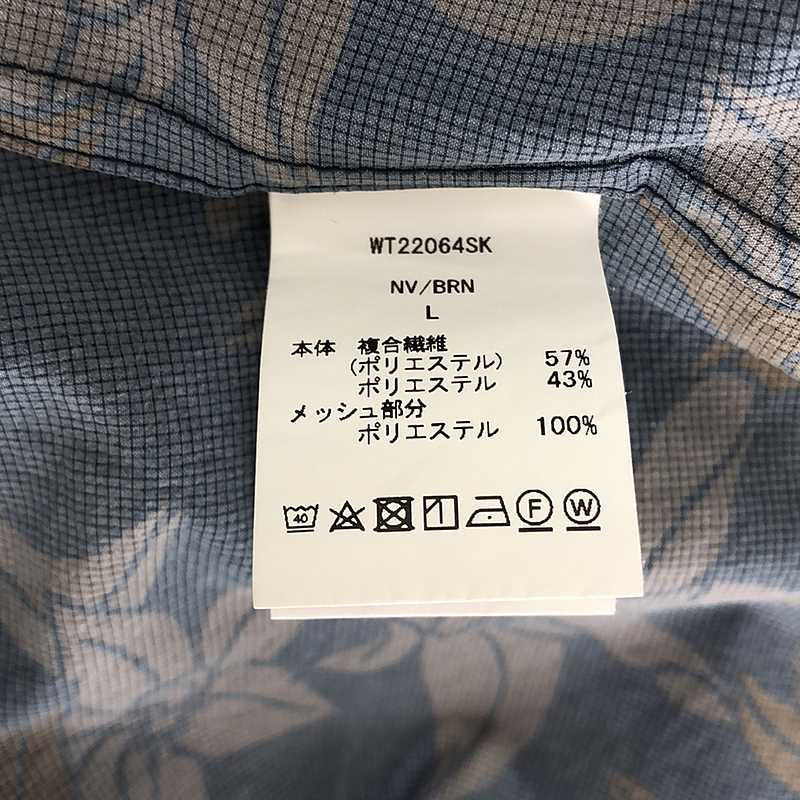 WILD THINGS / ワイルドシングス DOT AIR OPEN COLLAR SHIRT フラワープリント ドットエア オープンカラーシャツ