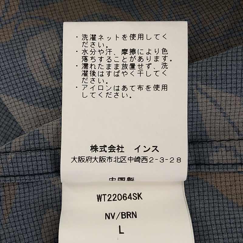 WILD THINGS / ワイルドシングス DOT AIR OPEN COLLAR SHIRT フラワープリント ドットエア オープンカラーシャツ