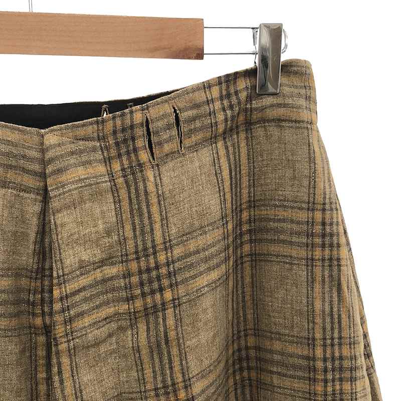 Morgane Krischer / モーガン クリッシャー CURVE PANTS リネン カーブパンツ