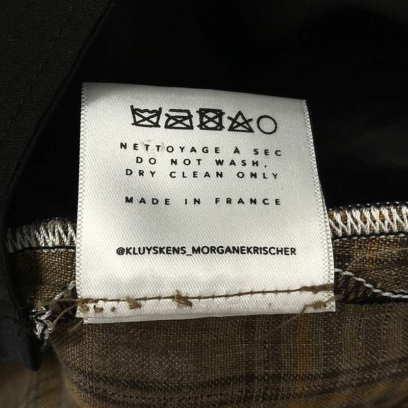 Morgane Krischer / モーガン クリッシャー CURVE PANTS リネン カーブパンツ