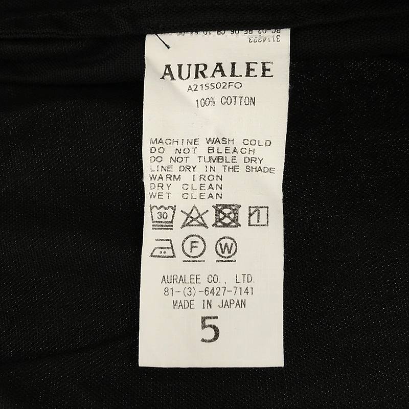 AURALEE / オーラリー FINX SHUTTLE OX SHORTS / フィンクス シャトル オックス ショートパンツ