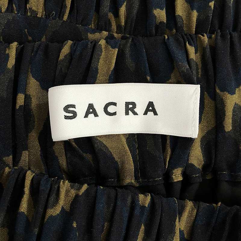 SACRA / サクラ 総柄アニマルライクスカート