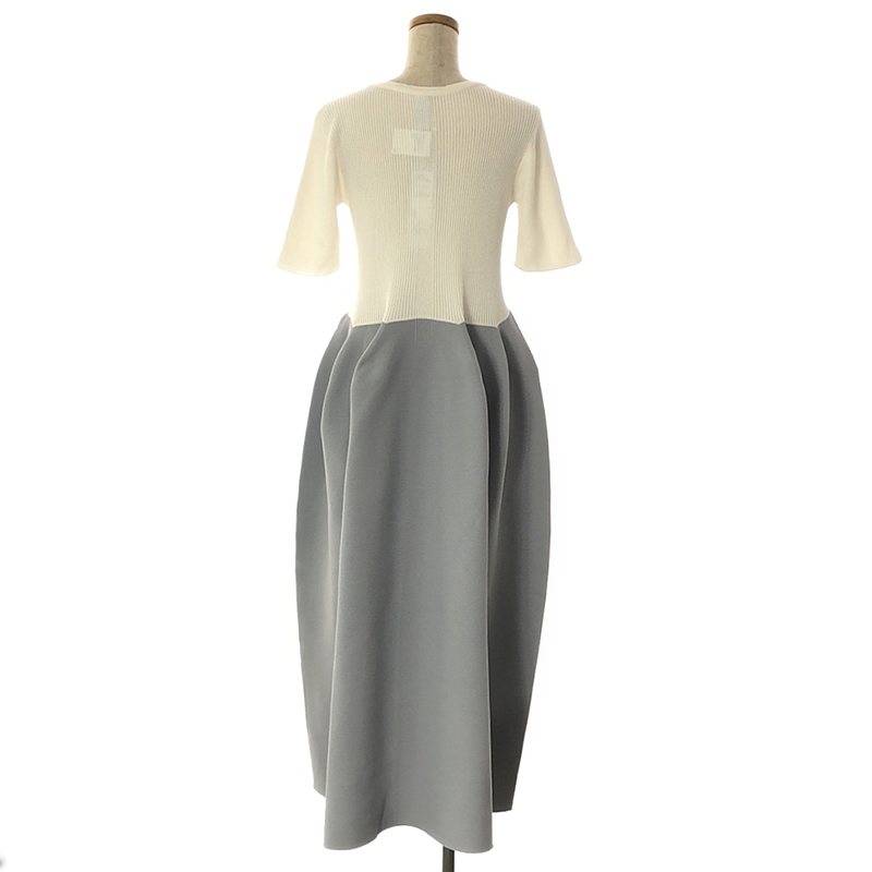 CFCL / シーエフシーエル POTTERY CUPRO SHORT SLEEVE DRESS リブキュプラ ポッテリードレス ワンピース