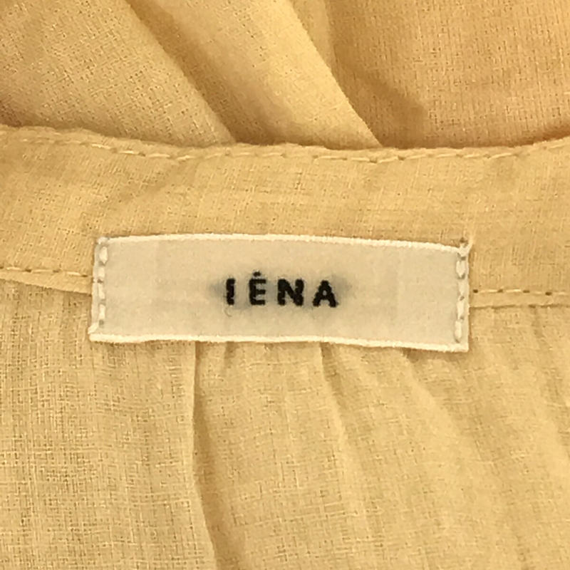 IENA / イエナ コットンボイルピンタックシャツワンピース beige