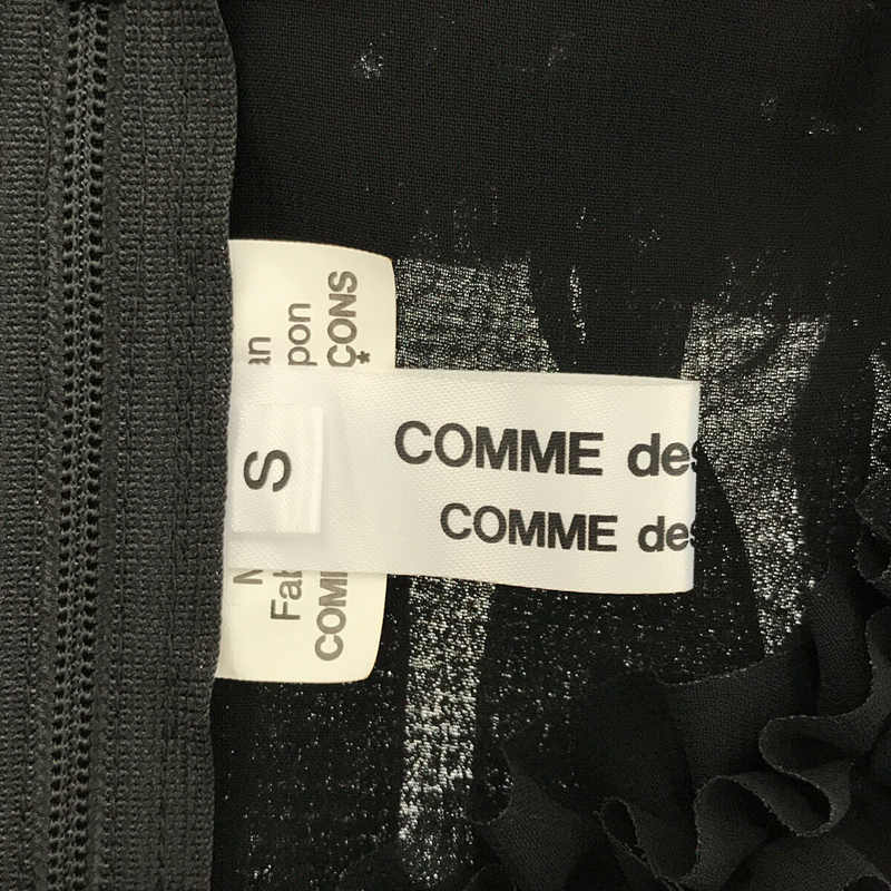 COMME des GARCONS COMME des GARCONS / コムコム シースルー ティアード フリル ブラウス トップス
