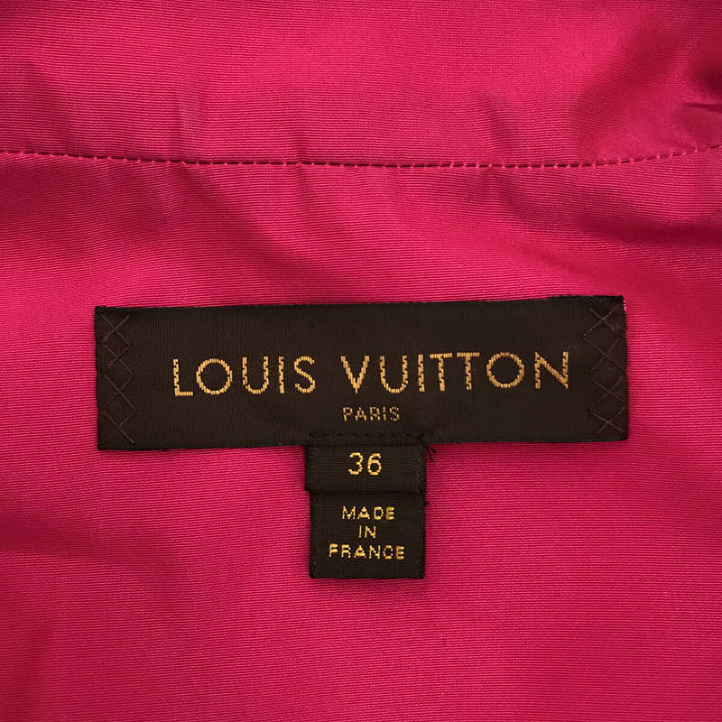 Louis Vuitton / ルイヴィトン シルク ポリエステル パネル デザイン ハーフスリーブ コート