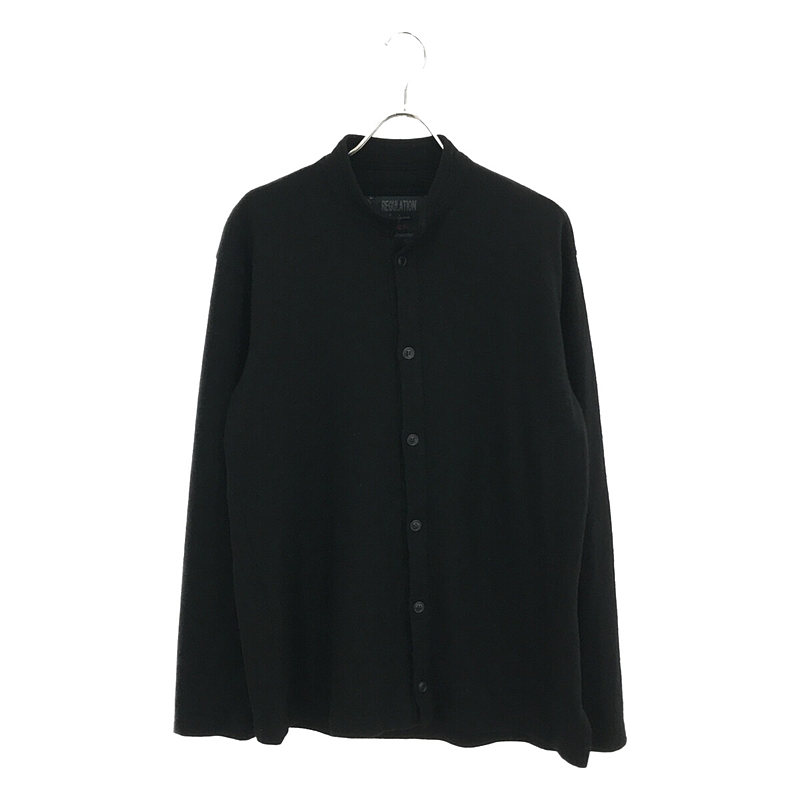 スタンドカラー ウール シャツ カーディガンREGULATION Yohji Yamamoto / レギュレーションヨウジヤマモト