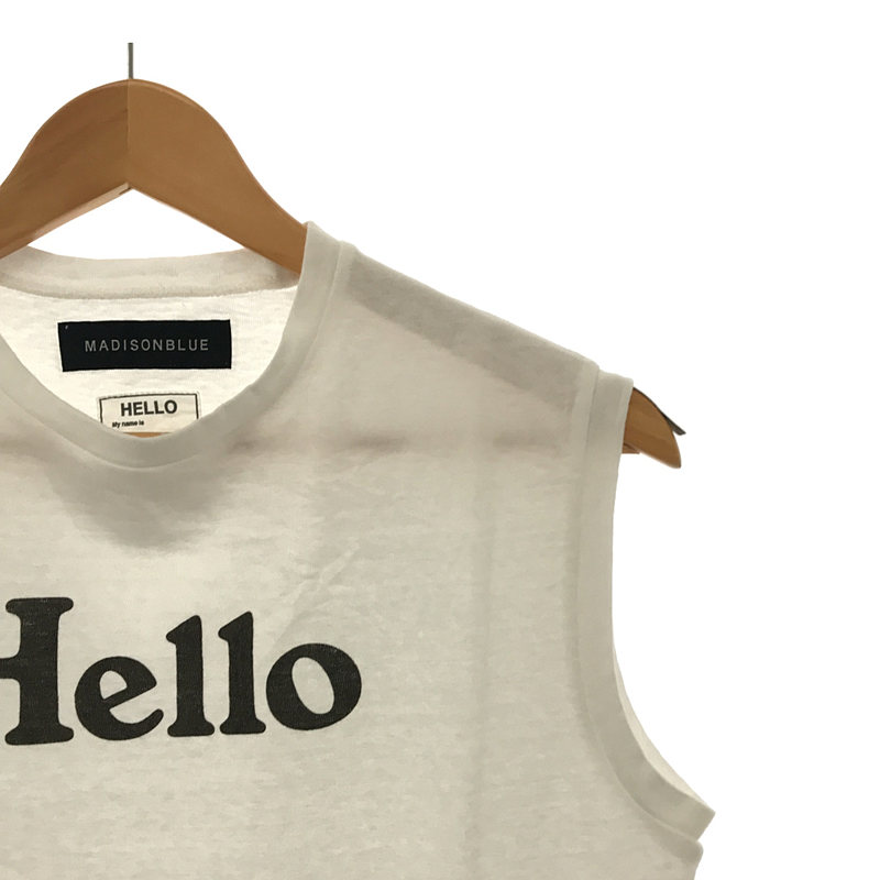 HELLO NOSLEEVE TEE ハロー ノースリーブTシャツ | ブランド古着の買取