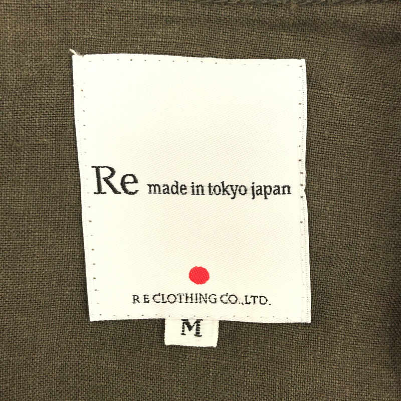 RE made in tokyo japan / アールイーメイドイントウキョウジャパン フレンチ リネン ラグランスリーブ リラックス Tシャツ