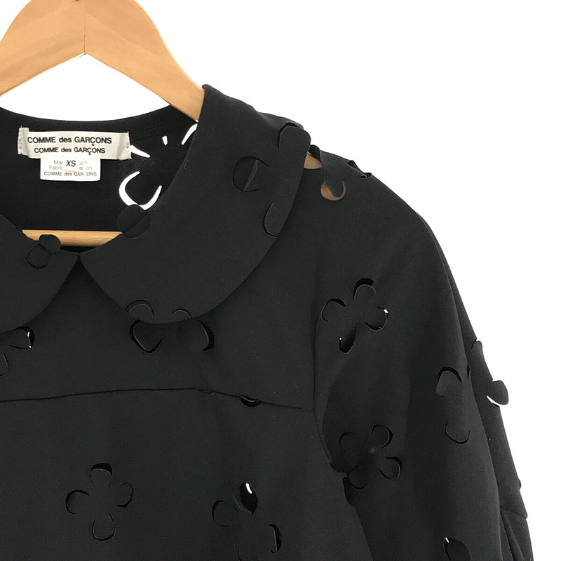 COMME des GARCONS COMME des GARCONS / コムコム フラワーカットワーク 丸襟 カットソー トップス
