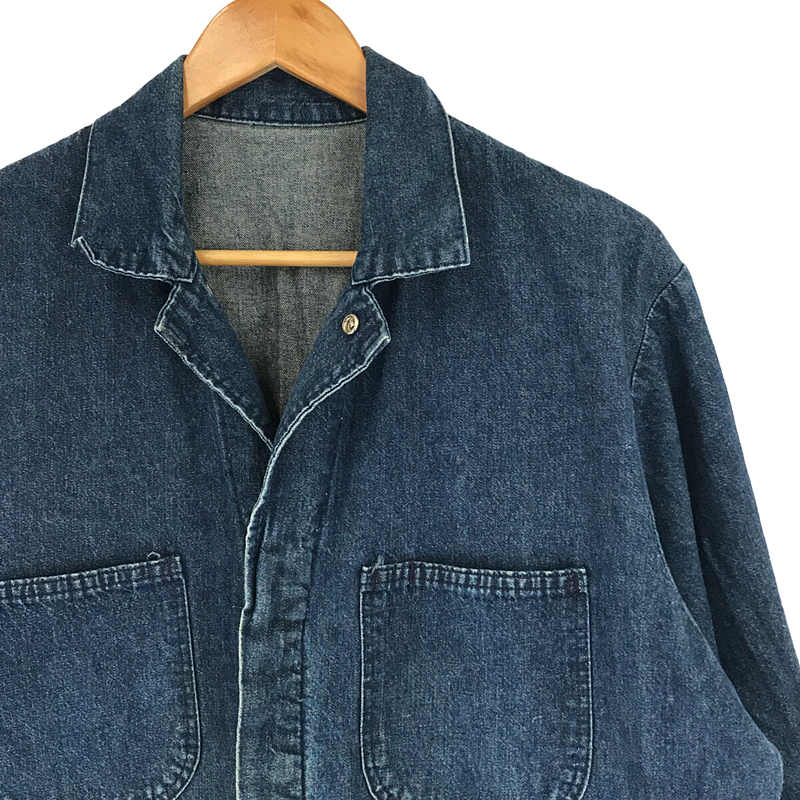 VINTAGE / ヴィンテージ 古着 推定1950s～1960s unknown Denim Overall 濃紺 デニム オーバーオール オールインワン ジャンプスーツ つなぎ