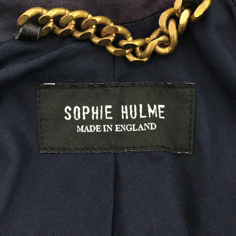 Sophie Hulme / ソフィーヒュルム 英国製 コットン バック リボン トレンチ コート