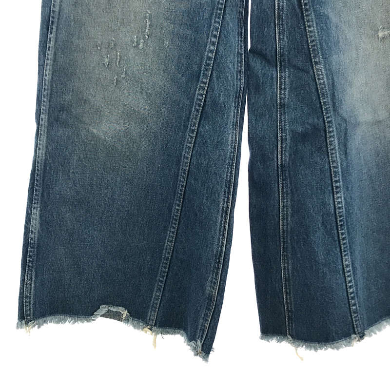 B-SIDES JEANS / ビーサイドジーンズ Deuxieme Classe 取扱い ワイド カットオフ デニムパンツ