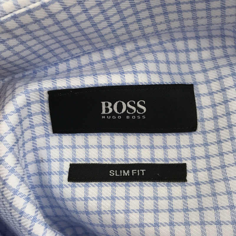 HUGO BOSS / ヒューゴ ボス SLIM FIT グラフチェック 半袖 シャツ