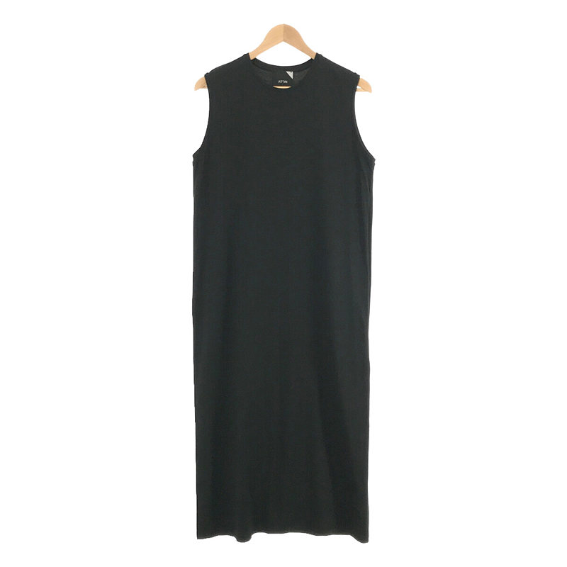 SUVIN 60/2 SLEEVELESS DRESS スヴィン コットン スリーブレス ドレス カットソー ロング ワンピース