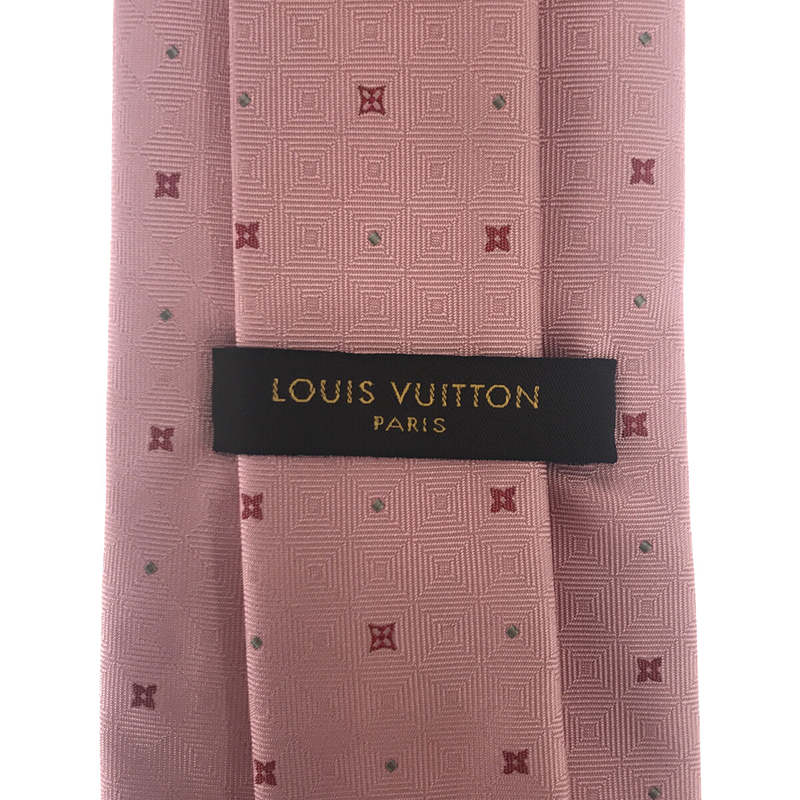 Louis Vuitton / ルイヴィトン イタリア製 モノグラム silk シルク 100％ ネクタイ フォーマル ビジネス