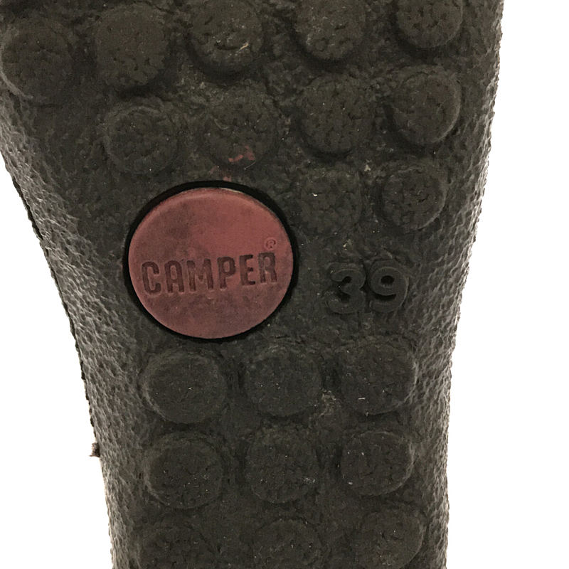 CAMBER / キャンバー SPIRAL COMET スパイラル コメット レザー フラット ロング ブーツ 保存袋付き