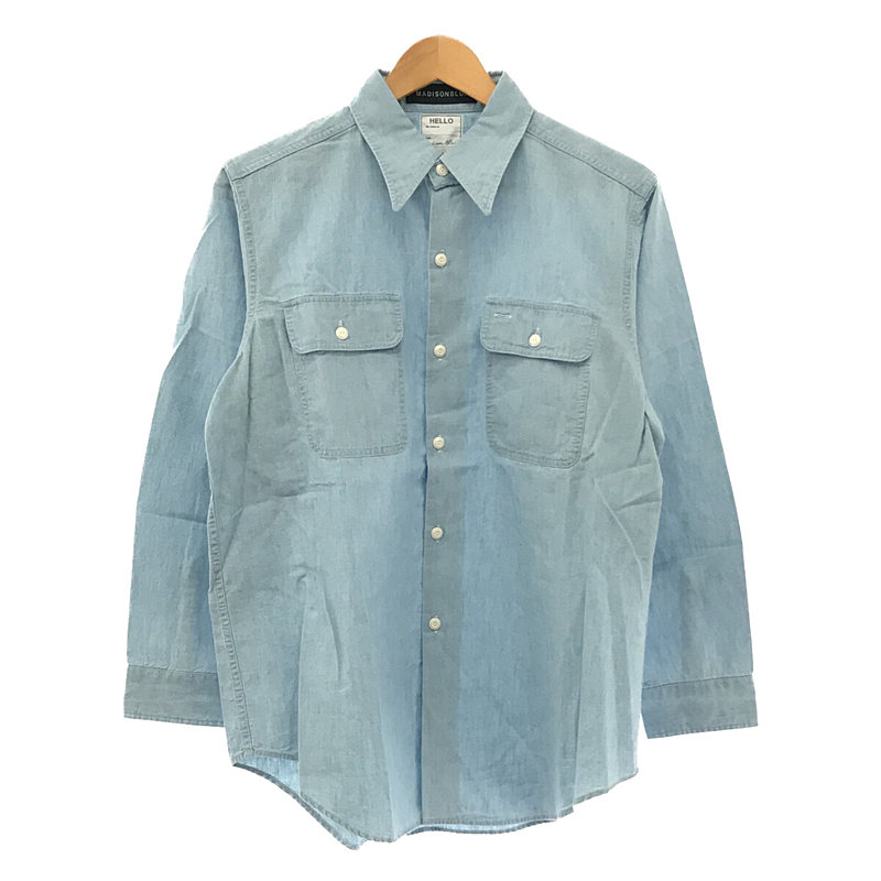 HAMPTON CHAMBRAY SHIRT(VW) ハンプトン シャンブレーシャツMADISON BLUE / マディソンブルー