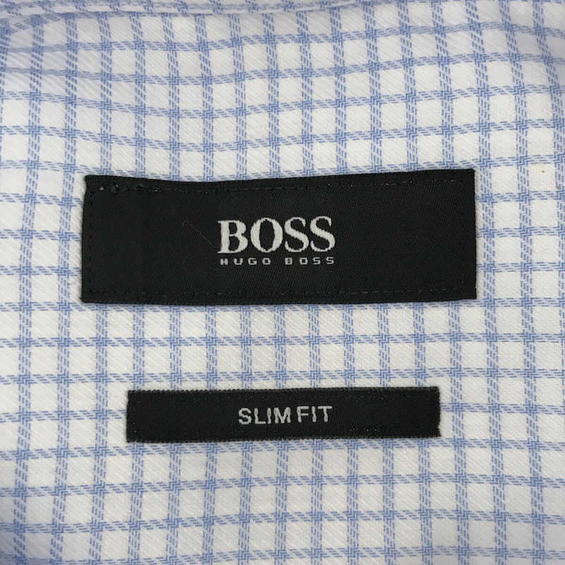 HUGO BOSS / ヒューゴ ボス SLIM FIT グラフ チェック 半袖 シャツ