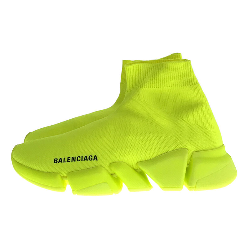 BALENCIAGA / バレンシアガ SPEED TRAINER スピードトレーナー ソックス リサイクルニット スニーカー 蛍光 ネオンカラー