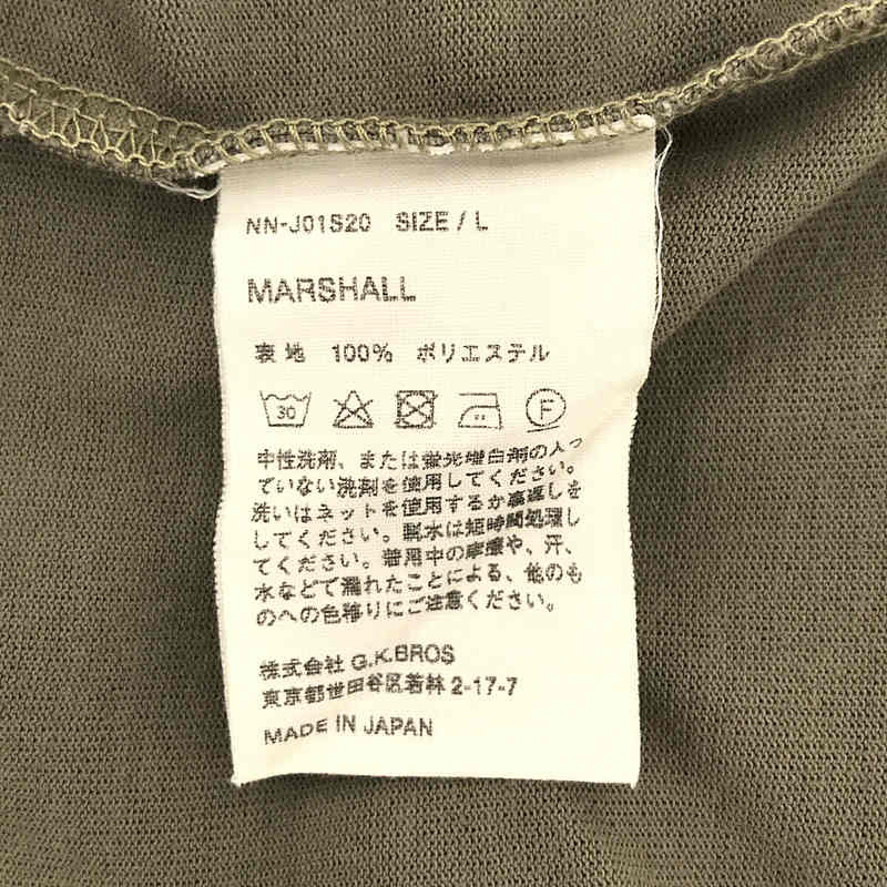 NICENESS / ナイスネス MARSHALL マーシャル マイクロファイバー ボーダー 切替 ポロシャツ