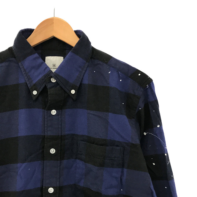 FLANNEL CHECK DRIPPING B.D SHIRT ネルシャツ | ブランド古着の買取 ...