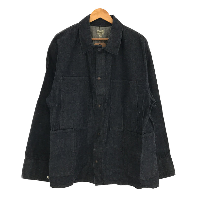 RECYCLED WASTE SUVIN COTTON YARN 11oz. DENIM WORK JACKET デニム ...