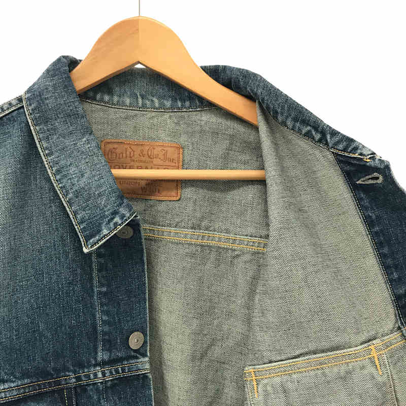 お得日本製GOLD 14oz. DENIM JACKET HARD WASHED ジャケット・アウター