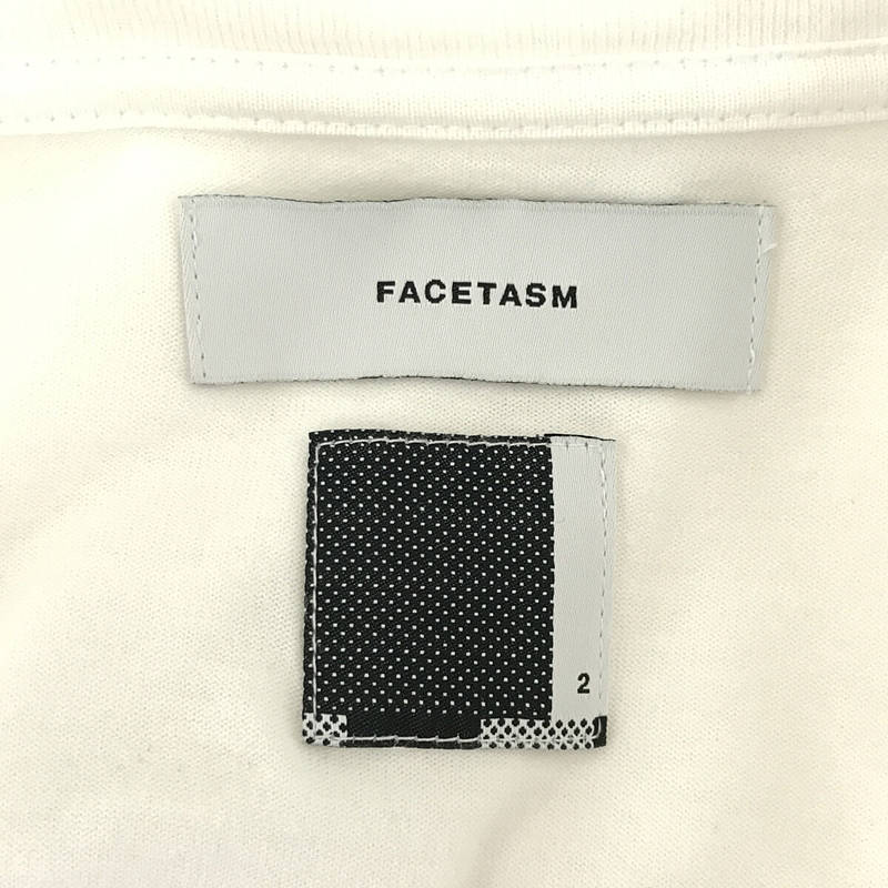 FACETASM / ファセッタズム TAPE LONG TEE テープ加工 ロングTシャツ カットソー