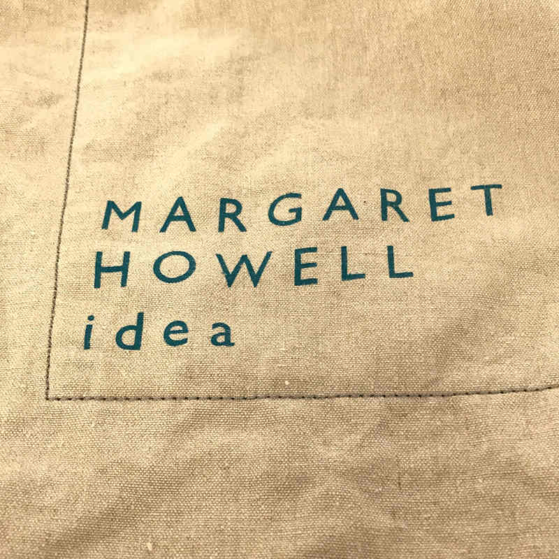 MARGARET HOWELL idea / マーガレット ハウエル アイデア コットン リネン キャンバス トート ショルダー バッグ