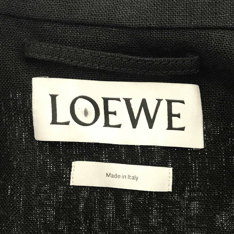 LOEWE / ロエベ リネン スナップボタン デザイン ジャケット LOOK使用