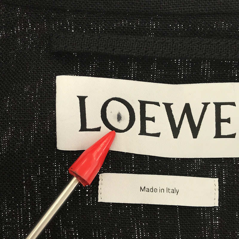 LOEWE / ロエベ リネン スナップボタン デザイン ジャケット LOOK使用