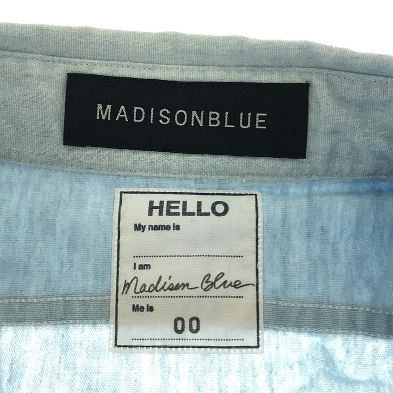MADISON BLUE / マディソンブルー HAMPTON CHAMBRAY SHIRT(VW) ハンプトン シャンブレーシャツ