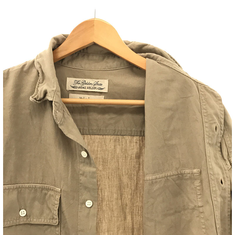 L'Appartement  / アパルトモン 【REMI RELIEF/レミレリーフ】Chambray シャツ beige