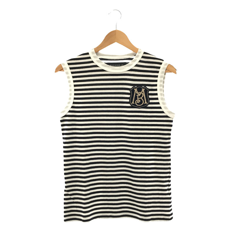 BORDER SLEEVELESS TEE ボーダーノースリーブTシャツ