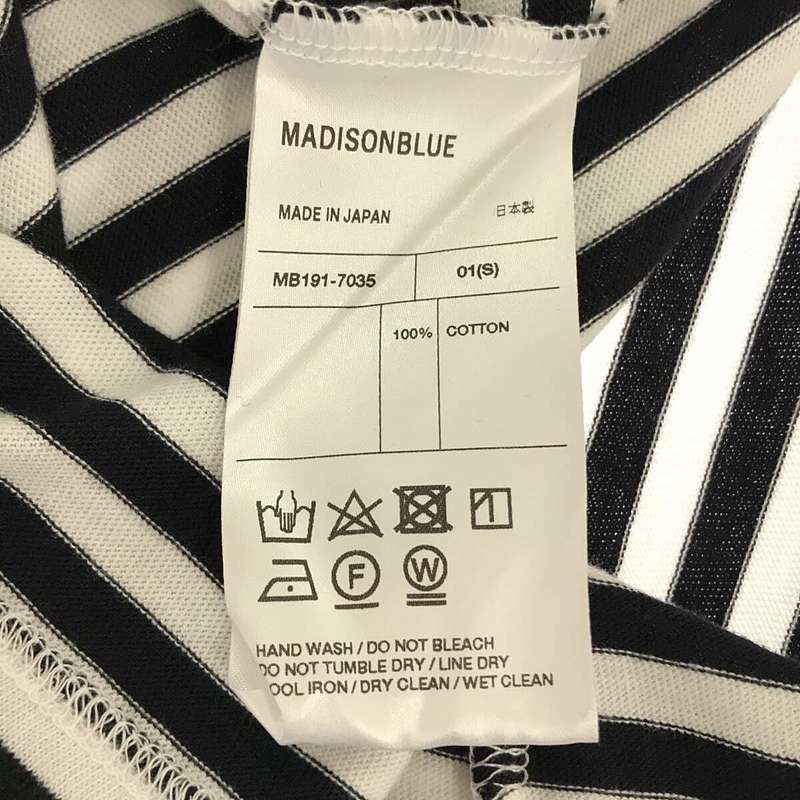 MADISON BLUE / マディソンブルー BORDER SLEEVELESS TEE ボーダーノースリーブTシャツ